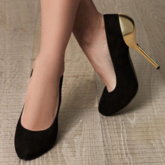 ✨sold✨ giuseppe zanotti • gold heel platform heels - Picture 8 of 8